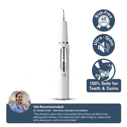 Canident Kit – Silent Ultrasonic Plaque & Tartar Remover For Dogs